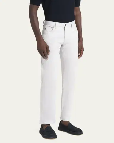 Giorgio Armani Men's 5-Pocket Stretch Cotton Pants | Thumbnail 8 Giorgio Armani Men's 5-Pocket Stretch Cotton Pants | Thumbnail 8