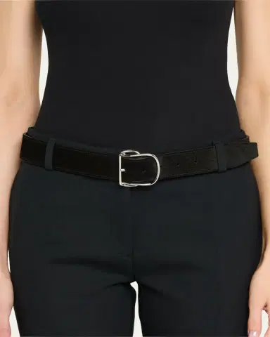 Toteme Swirl Suede Belt | Thumbnail 6