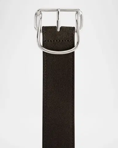 Toteme Swirl Suede Belt | Thumbnail 10