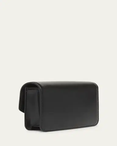 Valentino Garavani Vain Small VLOGO Leather Clutch Bag | Thumbnail 3 Valentino Garavani Vain Small VLOGO Leather Clutch Bag | Thumbnail 3