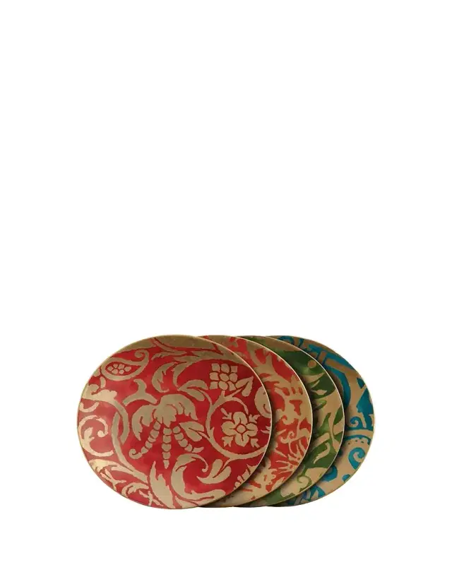 Fortuny Assorted Dessert Plates, Set of 4