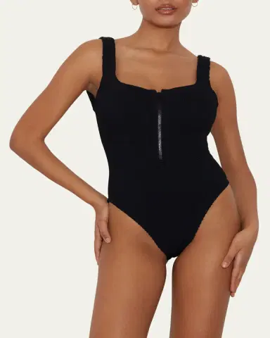 Hunza G Dallas One-Piece Swimsuit | Thumbnail 2 Hunza G Dallas One-Piece Swimsuit | Thumbnail 2