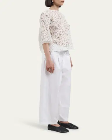 MARIA MCMANUS Belted Wide Leg Cropped Pants | Thumbnail 3 MARIA MCMANUS Belted Wide Leg Cropped Pants | Thumbnail 3