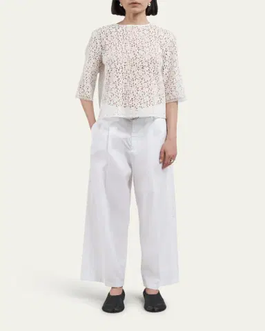 MARIA MCMANUS Belted Wide Leg Cropped Pants | Thumbnail 5 MARIA MCMANUS Belted Wide Leg Cropped Pants | Thumbnail 5