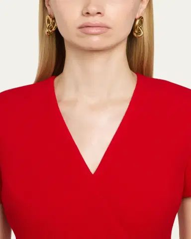 Oscar de la Renta Twisted Knot Stud Earrings | Thumbnail 3