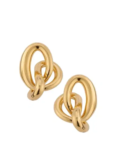 Oscar de la Renta Twisted Knot Stud Earrings | Thumbnail 1