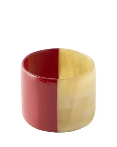 Von Gern Home Horn & Red Lacquer Napkin Ring | Thumbnail 1