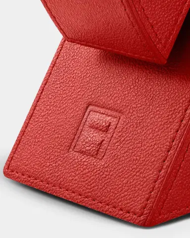 Assouline Cubist L Red Leather Bookend | Thumbnail 4 Assouline Cubist L Red Leather Bookend | Thumbnail 4