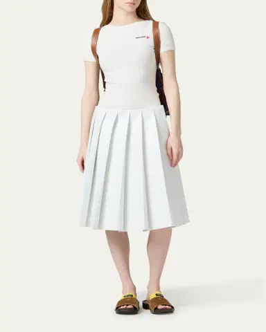 Miu Miu Envelope Short-Sleeve T-Shirt | Thumbnail 2 Miu Miu Envelope Short-Sleeve T-Shirt | Thumbnail 2