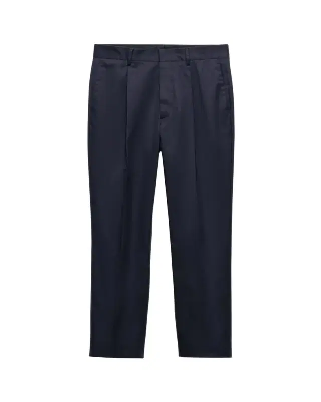 Men's Pleated Twill Pants