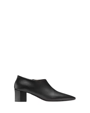 Bougeotte Leather Low Heeled Hexagon Booties | Thumbnail 1 Bougeotte Leather Low Heeled Hexagon Booties | Thumbnail 1