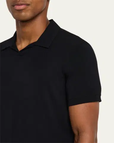 Giorgio Armani Men's Jersey Polo Shirt | Thumbnail 5