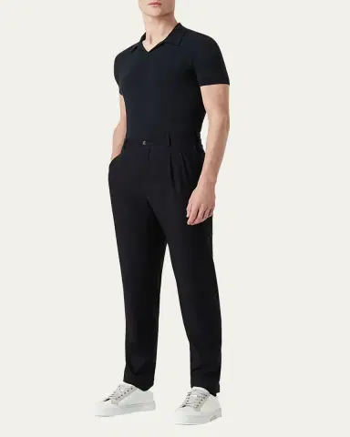 Giorgio Armani Men's Jersey Polo Shirt | Thumbnail 6