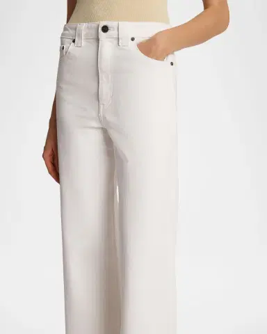 Khaite Dane Mid-Rise Wide-Leg Jeans | Thumbnail 4