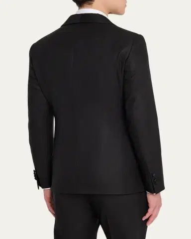 Giorgio Armani Men's Smoking Soho Shawl-Collar Tuxedo | Thumbnail 5