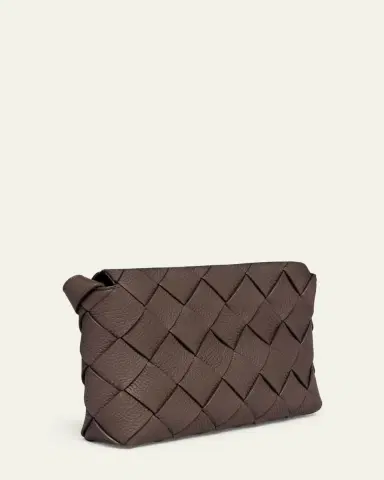 Bottega Veneta Men's Small Intreccio Leather Crossbody Bag | Thumbnail 6 Bottega Veneta Men's Small Intreccio Leather Crossbody Bag | Thumbnail 6