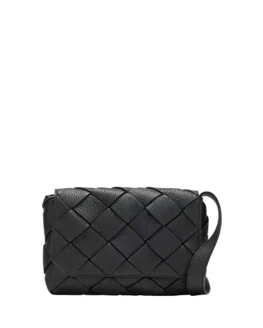 Bottega Veneta Men's Small Intreccio Leather Crossbody Bag | Thumbnail 1 Bottega Veneta Men's Small Intreccio Leather Crossbody Bag | Thumbnail 1