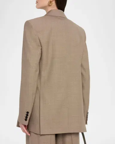 Saint Laurent Double-Breasted Blazer | Thumbnail 2 Saint Laurent Double-Breasted Blazer | Thumbnail 2
