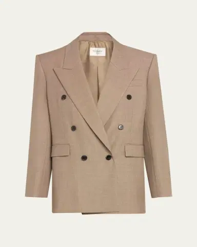 Saint Laurent Double-Breasted Blazer | Thumbnail 5 Saint Laurent Double-Breasted Blazer | Thumbnail 5