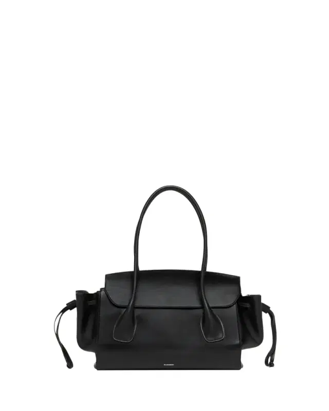 Voyage Small Calfskin Leather Top-Handle Bag