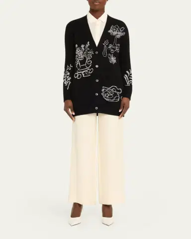 Libertine Still Life Crystal Cashmere Cardigan | Thumbnail 2 Libertine Still Life Crystal Cashmere Cardigan | Thumbnail 2