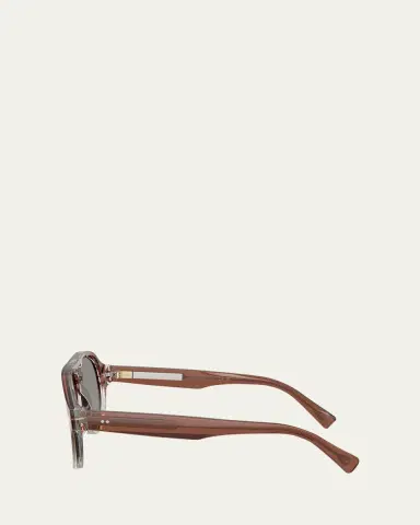 Brunello Cucinelli Acetate Aviator Frames | Thumbnail 2 Brunello Cucinelli Acetate Aviator Frames | Thumbnail 2