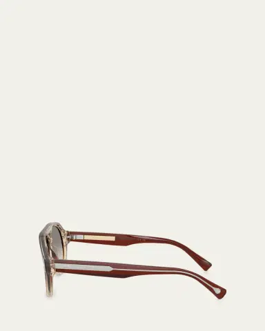 Brunello Cucinelli Acetate Aviator Frames | Thumbnail 6 Brunello Cucinelli Acetate Aviator Frames | Thumbnail 6