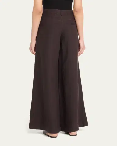 TWP Dees Wide-Leg Linen Trousers | Thumbnail 7