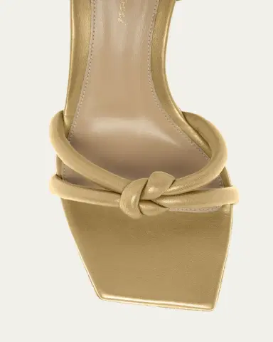Gianvito Rossi Leather Knot Ankle-Strap Sandals | Thumbnail 5 Gianvito Rossi Leather Knot Ankle-Strap Sandals | Thumbnail 5