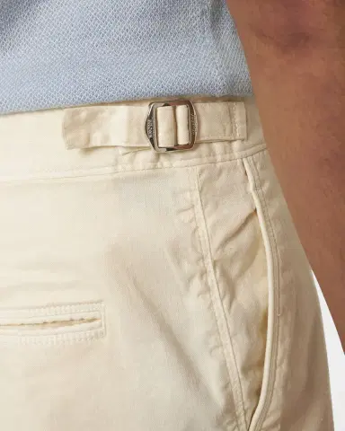 Orlebar Brown Men's Bulldog Linen Shorts | Thumbnail 3