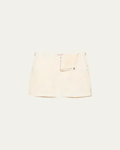 Orlebar Brown Men's Bulldog Linen Shorts | Thumbnail 4