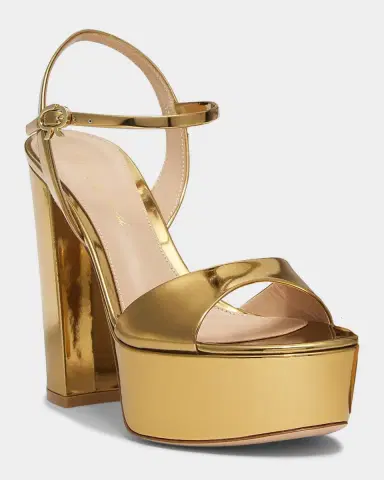 Gianvito Rossi 120MM Leather Platform Sandals | Thumbnail 5 Gianvito Rossi 120MM Leather Platform Sandals | Thumbnail 5