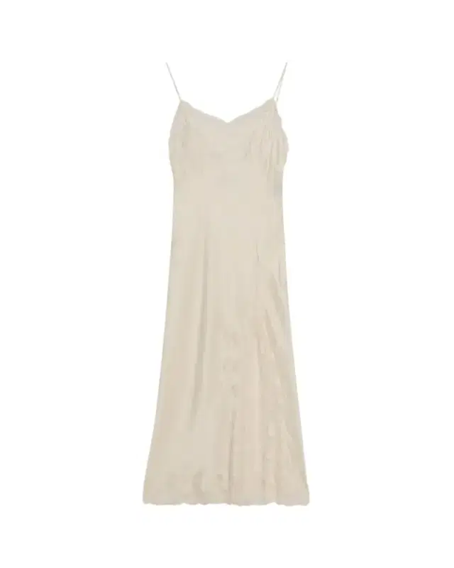 Lolita Sleeveless Lace-Trim Charmeuse Nightgown