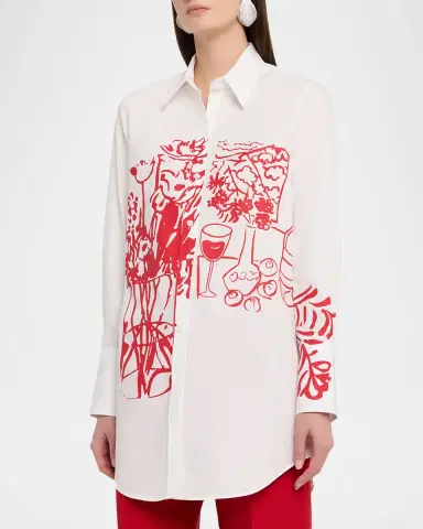 Libertine Still Life Screen Long Classic Shirt | Thumbnail 8