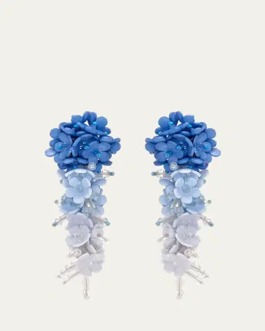 Oscar de la Renta Plexy Flowers Bouquet Earrings | Thumbnail 2 Oscar de la Renta Plexy Flowers Bouquet Earrings | Thumbnail 2