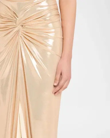 Retrofête Maytal Metallic Strapless Gown | Thumbnail 9 Retrofête Maytal Metallic Strapless Gown | Thumbnail 9