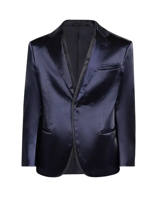 Giorgio Armani Men's Soho Rhinestone-Trim Tuxedo Jacket