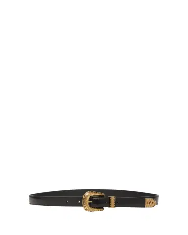 Valentino Garavani VLogo Signature Brushed Leather Belt, 20mm | Thumbnail 1