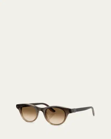 Brunello Cucinelli Acetate Round Sunglasses | Thumbnail 5 Brunello Cucinelli Acetate Round Sunglasses | Thumbnail 5