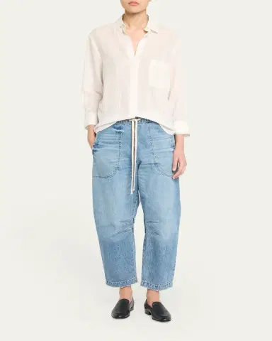 TWP Next Morning Button-Front Shirt | Thumbnail 2 TWP Next Morning Button-Front Shirt | Thumbnail 2