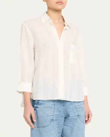 TWP Next Morning Button-Front Shirt | Thumbnail 4 TWP Next Morning Button-Front Shirt | Thumbnail 4
