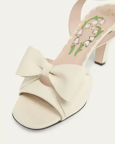 Valentino Garavani Bowow Leather Bow Ankle-Strap Sandals | Thumbnail 10