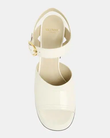 Valentino Garavani Fawcette VLogo Patent Leather Platform Sandals | Thumbnail 6 Valentino Garavani Fawcette VLogo Patent Leather Platform Sandals | Thumbnail 6