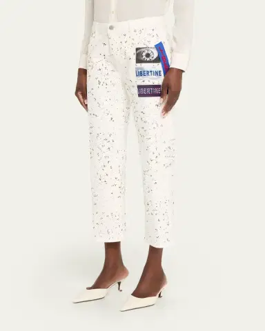 Libertine Meteor Shower Straight-Leg Ankle Boyfriend Jeans | Thumbnail 4 Libertine Meteor Shower Straight-Leg Ankle Boyfriend Jeans | Thumbnail 4