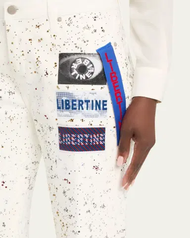 Libertine Meteor Shower Straight-Leg Ankle Boyfriend Jeans | Thumbnail 5 Libertine Meteor Shower Straight-Leg Ankle Boyfriend Jeans | Thumbnail 5