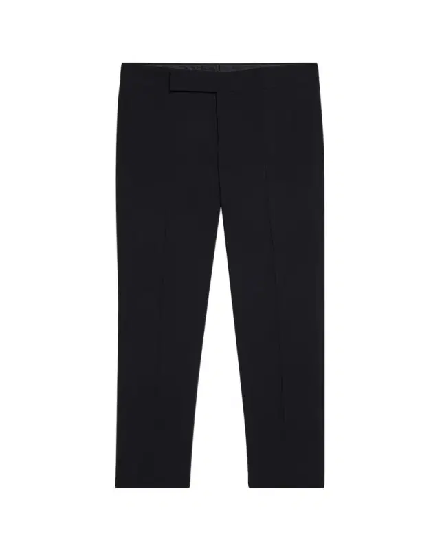 Men's Flat-Front Creased Trousers