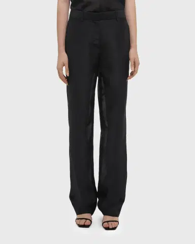 Helmut Lang Sheer Straight-Leg Trousers | Thumbnail 9 Helmut Lang Sheer Straight-Leg Trousers | Thumbnail 9