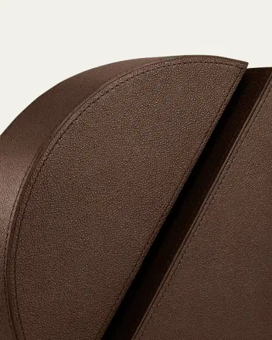 Assouline Cubist R Leather Bookend | Thumbnail 3 Assouline Cubist R Leather Bookend | Thumbnail 3