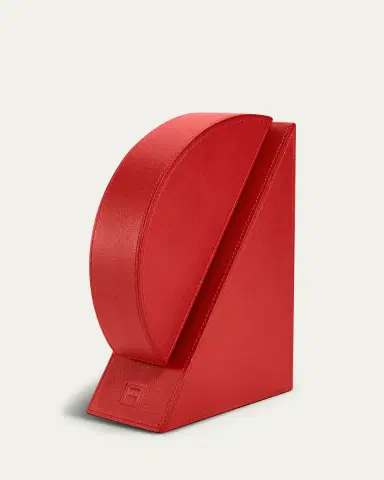Assouline Cubist R Leather Bookend | Thumbnail 2 Assouline Cubist R Leather Bookend | Thumbnail 2