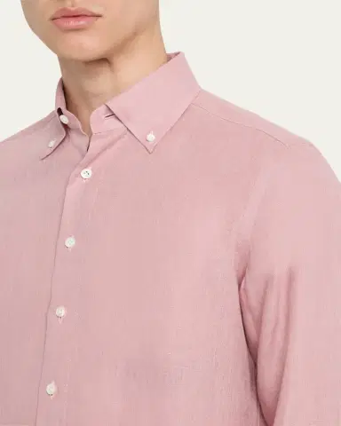 100Hands Men's Limited Edition Rosewood Linen Sport Shirt | Thumbnail 5 100Hands Men's Limited Edition Rosewood Linen Sport Shirt | Thumbnail 5